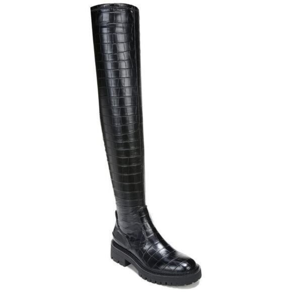 Franco Sarto Shoes - $170.00 Franco Sarto Fera Over-the-knee Log-sole boots, Black, 7.5,M, NWOT